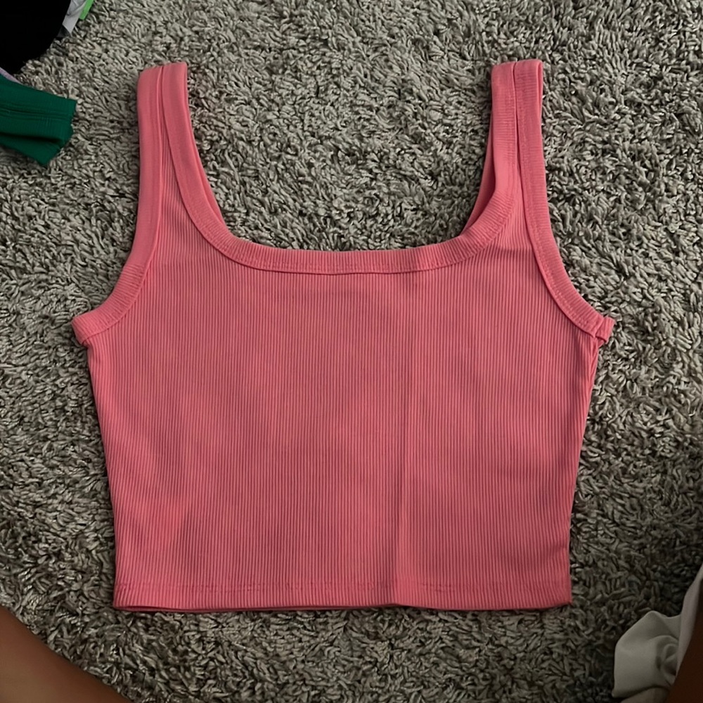 Cropped reversible tank top